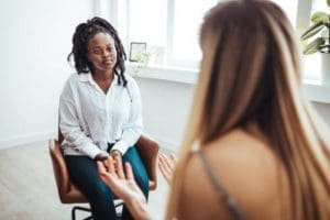 a teen opens up in adolescent depression treatment